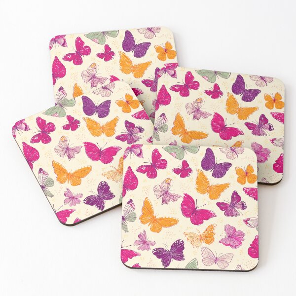 Item preview, Vibrant Butterfly Pattern Colorful Butterflies designed and sold by NicolasGlowArt.