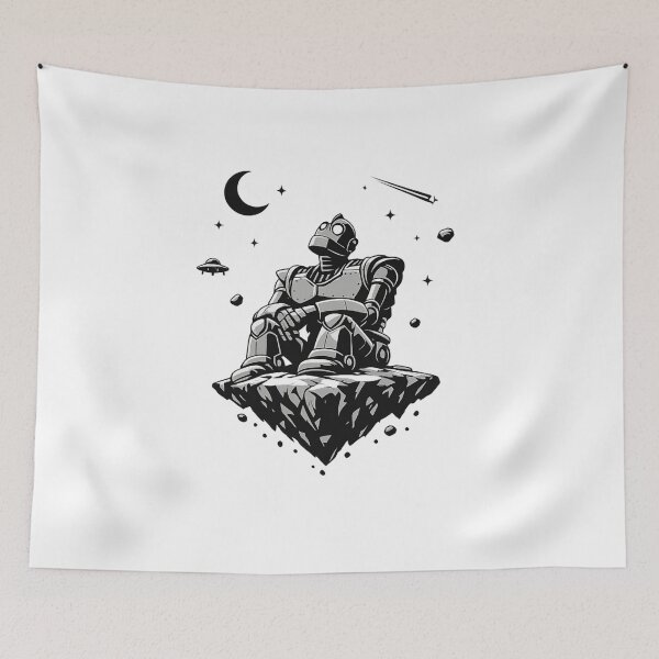 Item preview, Vintage Robot Sitting on Rock Retro designed and sold by SoftSproutstu.