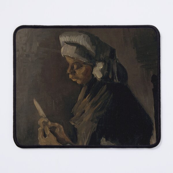 Item preview, The Potato Peeler by Vincent van Gogh: Moody Post Impressionist Wall Art designed and sold by artofuniverse.