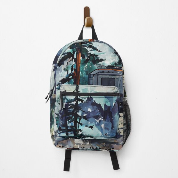 Item preview, Explore The Unknown - Modern Expedition Camper Watercolor designed and sold by Modern Nest Art.