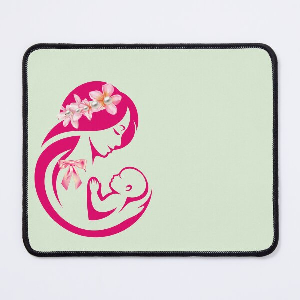 Item preview, Mother & Baby Line Art – Floral Minimalist Motherhood Illustration Mother’s Day Gift designed and sold by digitalvibe4u.