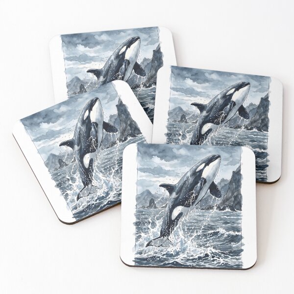Item preview, Orca Orcinus Orca Pelagic Marine Life designed and sold by RubisLeaf.