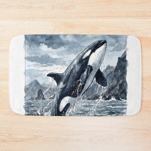 Item preview, Orca Orcinus Orca Pelagic Marine Life designed and sold by RubisLeaf.