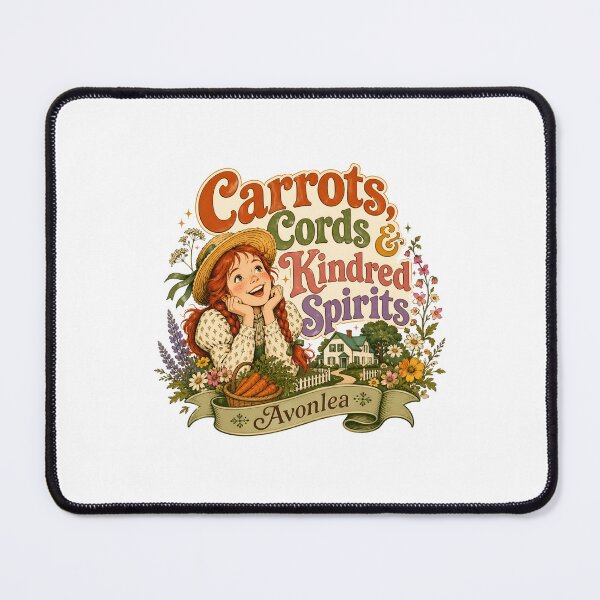 Item preview, Carrots Cords And Kindred Spirits Retro Avonlea Anne Shirley designed and sold by Fenay Designs.
