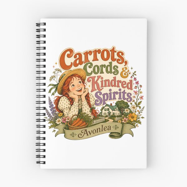 Item preview, Carrots Cords And Kindred Spirits Retro Avonlea Anne Shirley designed and sold by Fenay Designs.