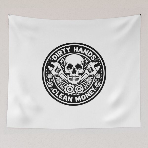 Item preview, Dirty Hands Clean Money designed and sold by AIEverything.