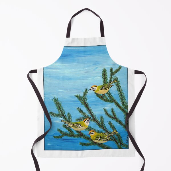 Item preview, Three golden-crowned kinglets. (Bird of hope) designed and sold by Richard Leclerc, Artiste peintre.