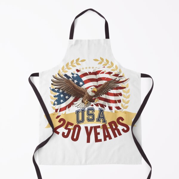 Item preview, 250 Years USA Anniversary Celebration Patriotic Eagle and Flag Design designed and sold by VibranPalette.
