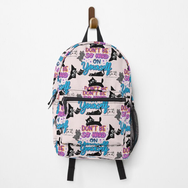 Item preview, Don’t Be So Hard On Yourself Cute Cat Motivation designed and sold by Vibe Candy studio..