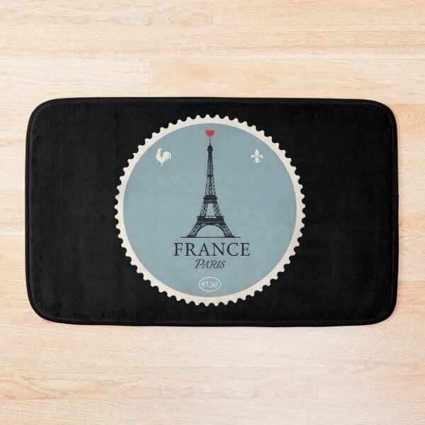 Item preview, Vintage Paris France Eiffel Tower Stamp Design | Travel Aesthetic Sticker designed and sold by Bhaskar Digital Art.