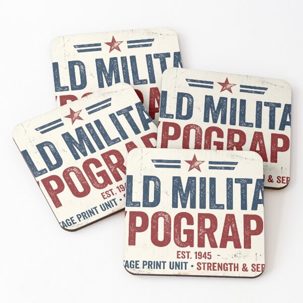 Item preview, Bold Military Typography Vintage Patriotic Logo designed and sold by LYZ7VANI.