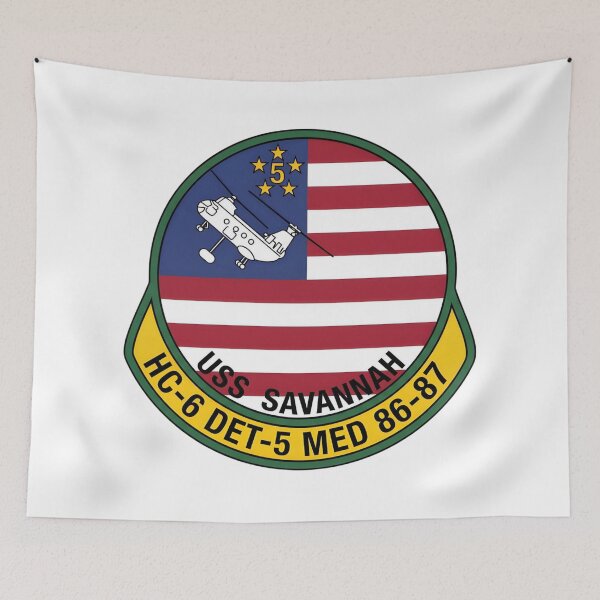 Item preview, HC-6 Detachment 5 Mediterranean Deployment Patch designed and sold by CharlieDesings.