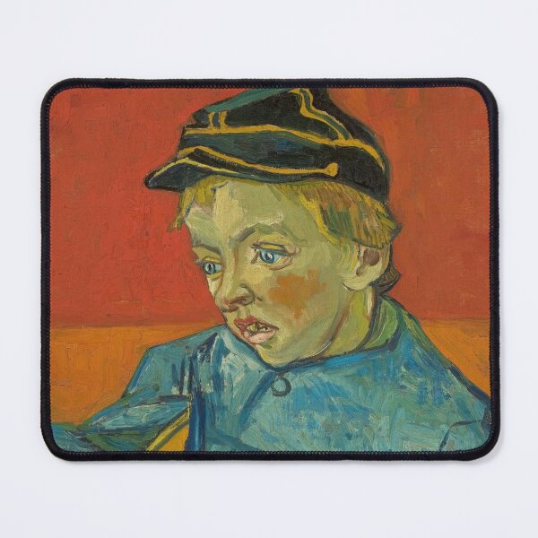 Item preview, The Schoolboy Camille Roulin by Vincent van Gogh: Post Impressionist Portrait Poster designed and sold by artofuniverse.