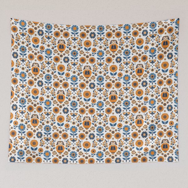 Item preview,  yellow flower pattern designed and sold by Nice-patterns.
