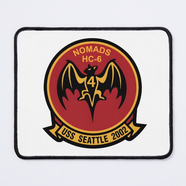 Item preview, HC-6 Detachment 4 "Nomads" USS Seattle Deployment Patch designed and sold by CharlieDesings.