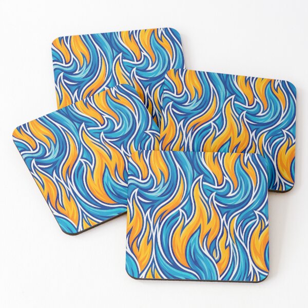 Item preview, Abstract Fire & Ice designed and sold by Ruphosdesigns.