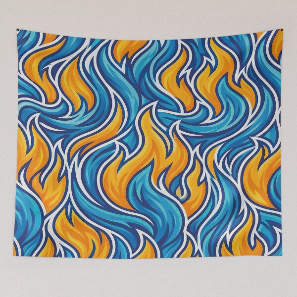 Item preview, Abstract Fire & Ice designed and sold by Ruphosdesigns.