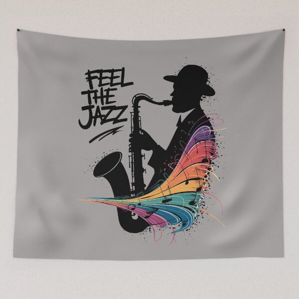 Item preview, Man with a Saxophone – World Music Day designed and sold by Art-Arcade6.