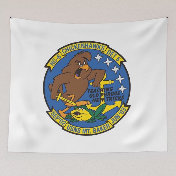 Item preview, HC-6 Detachment 5 "Chickenhawks" USNS Mt. Baker Deployment Patch designed and sold by CharlieDesings.