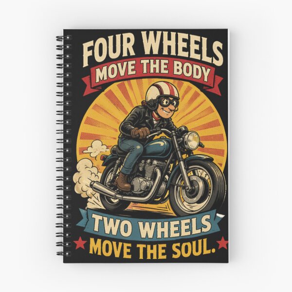 Item preview, Two Wheels Move The Soul - Inspirational Motorcycle Biker Quote designed and sold by anandariki.
