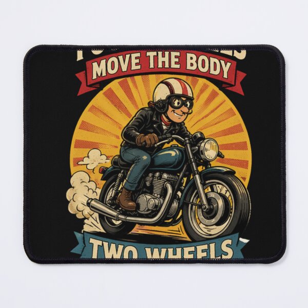 Item preview, Two Wheels Move The Soul - Inspirational Motorcycle Biker Quote designed and sold by anandariki.