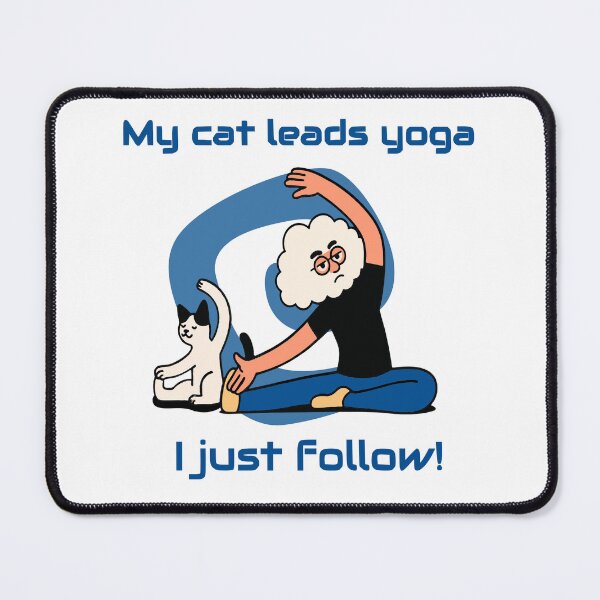 Item preview, Yoga with my cat designed and sold by Iwantitgetit.