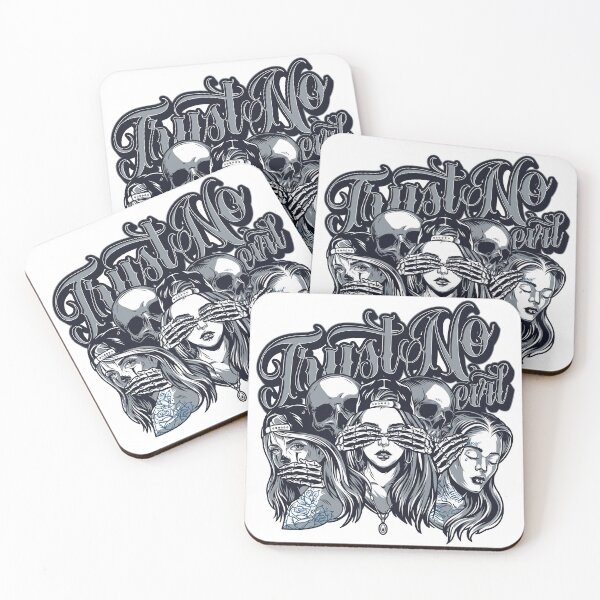 Item preview, Trust No Evil - Urban Streetwear Tattoo Art designed and sold by dpk-padhiyar.