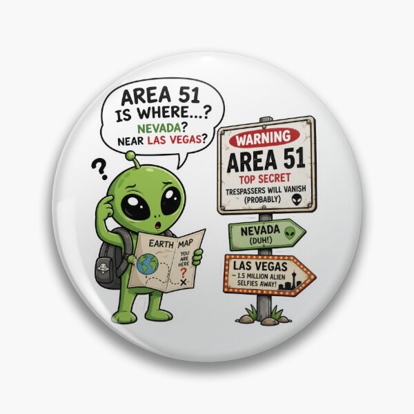 Item preview, Area 51 is where? designed and sold by MagicStrawberry.