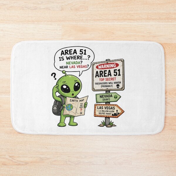 Item preview, Area 51 is where? designed and sold by MagicStrawberry.