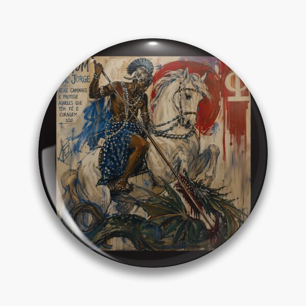 Item preview, Saint George Reimagined: Ogum #3 designed and sold by Helios Be. Lavsh.