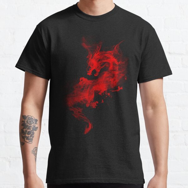 red smoky dragon Classic T-Shirt