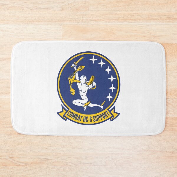 Item preview, Helicopter Combat Support Squadron Six (HC-6) "Chargers" Patch designed and sold by CharlieDesings.