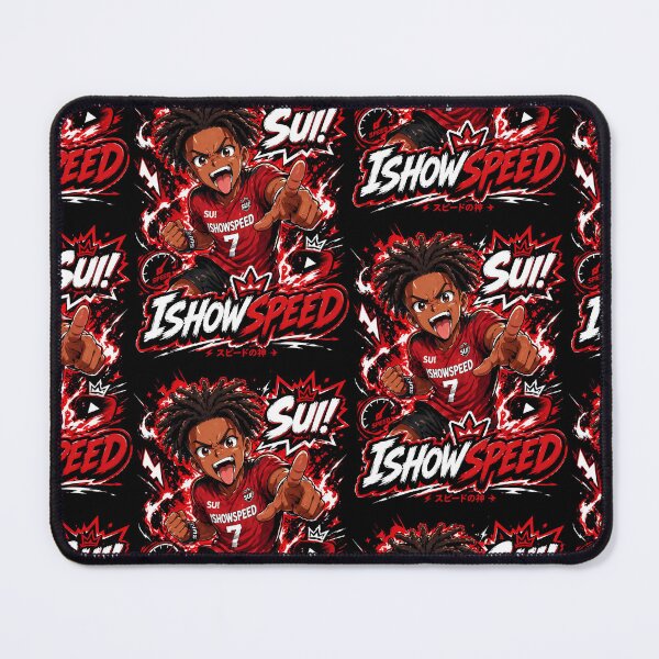 Item preview, I Show Speed SUI Anime poster | Hype art Red Black Streewear designed and sold by Kalinduboss.