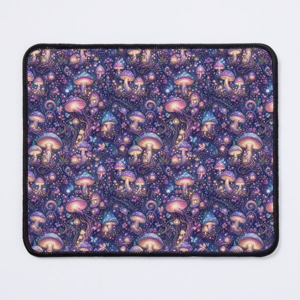 Item preview, Enchanted forest of luminous mushrooms designed and sold by Imprearte.