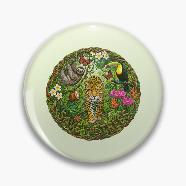 Item preview, Save the Trees Rainforest Animals   designed and sold by TeeARTHY.