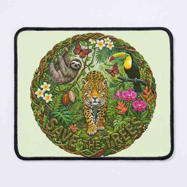 Item preview, Save the Trees Rainforest Animals designed and sold by TeeARTHY.