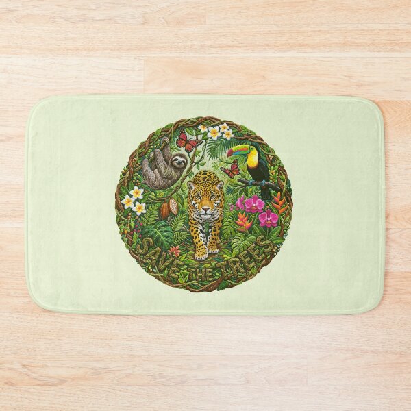 Item preview, Save the Trees Rainforest Animals   designed and sold by TeeARTHY.