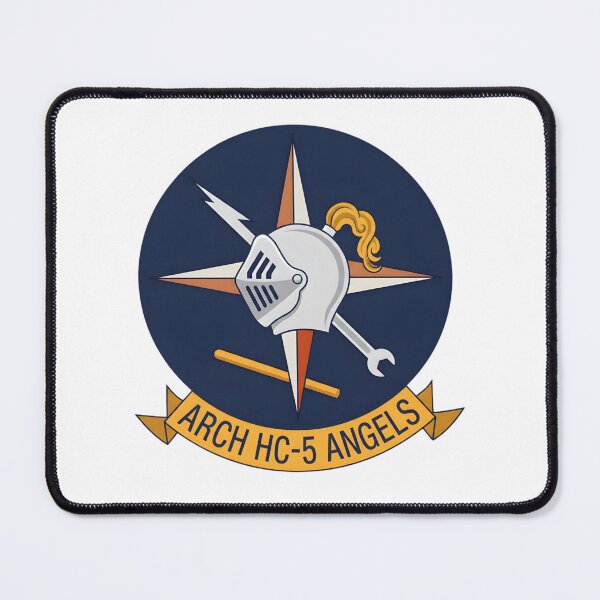 Item preview, Helicopter Combat Support Squadron Five (HC-5) "Archangels" Patch designed and sold by CharlieDesings.