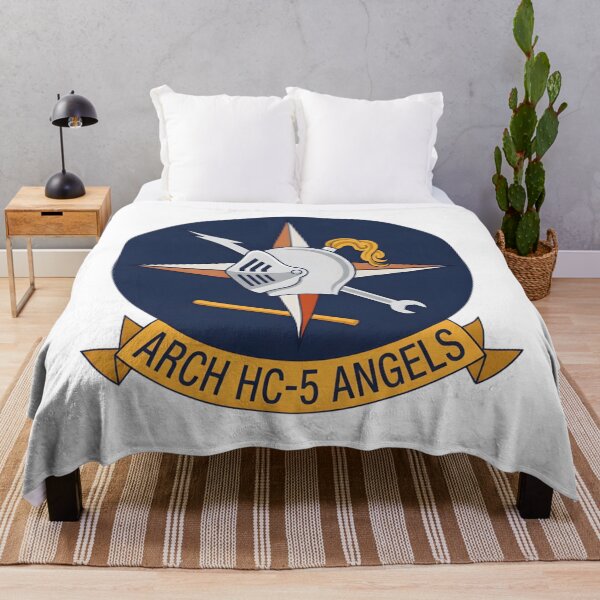 Item preview, Helicopter Combat Support Squadron Five (HC-5) "Archangels" Patch designed and sold by CharlieDesings.