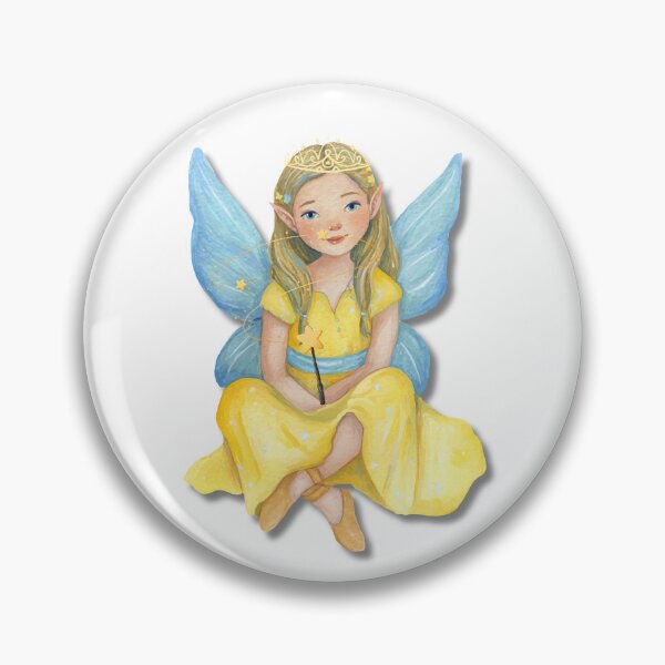 Item preview, Cute Fairy Princess Illustration with Magic Wand designed and sold by Cutethings3.