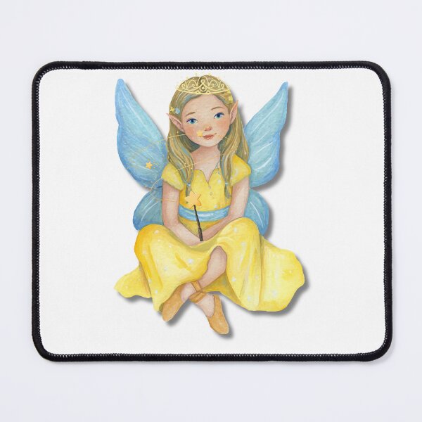 Item preview, Cute Fairy Princess Illustration with Magic Wand designed and sold by Cutethings3.