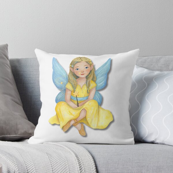 Item preview, Cute Fairy Princess Illustration with Magic Wand designed and sold by Cutethings3.