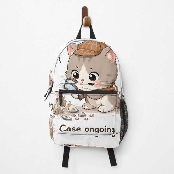 Item preview, Detective Cat Investigating Broken Vase Case Ongoing Moment designed and sold by Sadia Jannat.