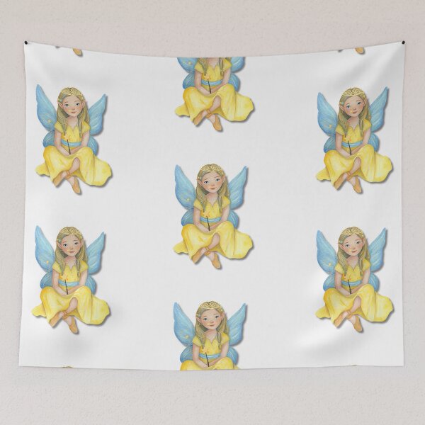 Item preview, Cute Fairy Princess Illustration with Magic Wand designed and sold by Cutethings3.