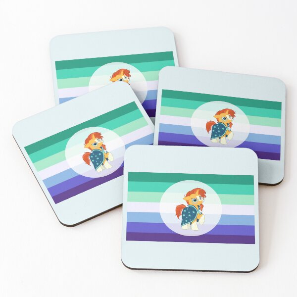 Item preview, MLP FiM Gay Pony Pride Flag designed and sold by PopBubbleShop.