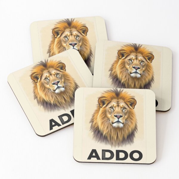 Item preview, Addo Lion Sticker – African Wildlife Art designed and sold by The Digital Compass.