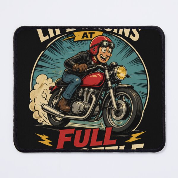 Item preview, Life Begins At Full Throttle - Fast Motorcycle Speed Design designed and sold by anandariki.