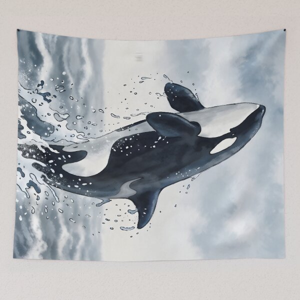Item preview, Orca Orcinus Orca Marine Wildlife designed and sold by RubisLeaf.