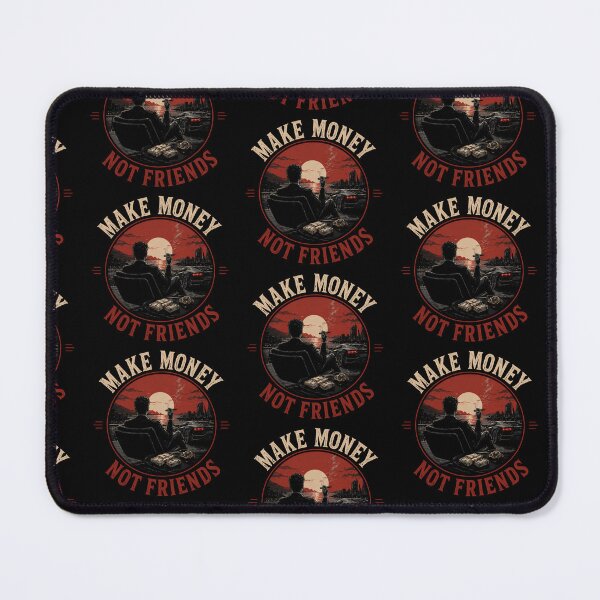 Item preview, Make Money Not Friends, fun humor designed and sold by nellyhay.