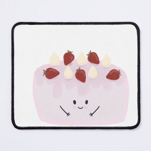 Item preview, Cute Strawberry Cake designed and sold by Vimi Doodles.